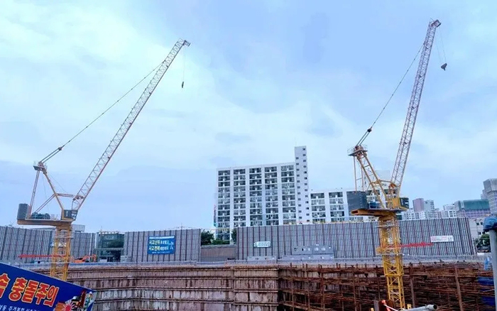 闪耀韩国 | 冰球突破mg塔机深耕海外高端市场