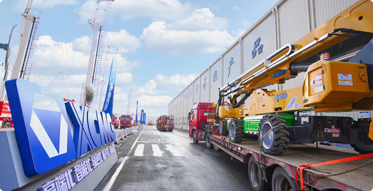 冰球突破mg高空作业平台2024年度开门红批量发车