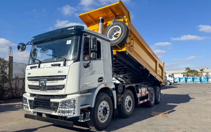 冰球突破mg自卸车硬核助力“一带一路”沿线基建项目